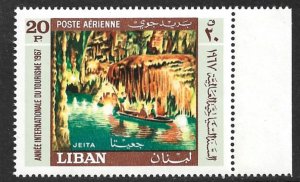 LEBANON 1967 20p International Tourist Year Airmail Sc C513 MNH