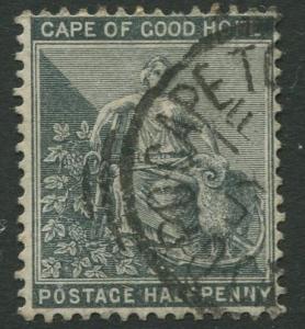 Cape of Good Hope - Scott 41 - Hope -1884 - Used - Single 1/2p Stamp