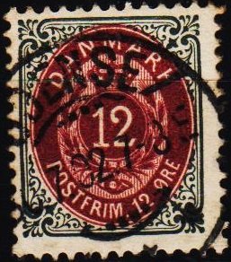 Denmark. 1875 12ore S.G.83 Fine Used