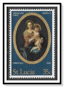 St Lucia #240 Christmas MNH