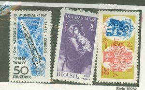 Brazil #1034/1035/1047  Multiple
