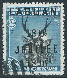 Labuan, Sc #67 2c Used