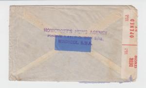 SOUTH WEST AFRICA -USA 1944 CENSOR COVER, 4x1sh BANTAMS AIRMAIL (SEE BELOW)