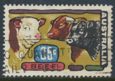 Australia  SC# 522 Beef Industry 1972   SG 513  Used   as per scan 