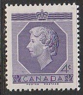 1953 Canada - Sc 330 - MNH VF - 1 single - Queen Elizabeth II - Coronation