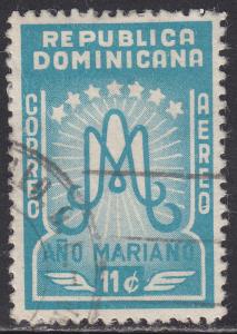 Dominican Republic C88 Ano Mariano Initials 1954