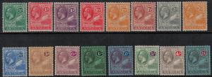 Antigua 1921 SC 42-57 Set LH CV $190