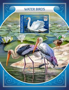 Z08 MLD18209b MALDIVES 2018 Water birds MNH ** Postfrisch