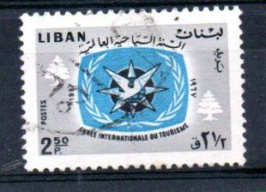 LEBANON - 1967 - INTERNATIONAL TOURISM YEAR - Used - 2.50p -