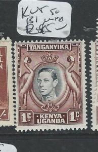 KENYA, UGANDA, TANGANYIKA  (P0108B) KGVI 1C  SG131  MNH