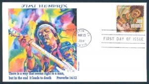 2014 Jimi Hendrix - Rock Guitarist - Poster a - Wile Cach...