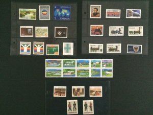CANADA 1983 Yearly Set MNH #937 (High value definitive) + #976-1008 (34 stamps)