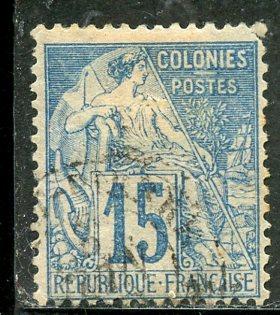 French Colonies # 51, Used. CV $ 3.25