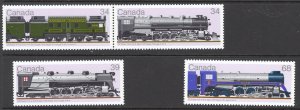 Canada Sc# 1119a-1121 MNH set/3 1986 34c-68c Locomotives