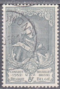 belgium  scott no 443  used
