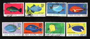 Cocos (Keeling) Is.-Sc#304-15 ex 308, 311-13-used 2/3 set-Fish-Marine Life-1995-
