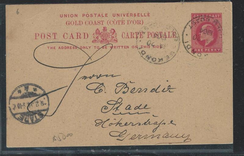 GOLD COAST (P1106B) 1904  KE 1D PSC FROM SEKONDI TO GERMANY WITH MSG