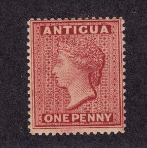 Antigua Scott # 8 F-VF OG Prev. hinged with nice color cv $ 250 ! see pic !