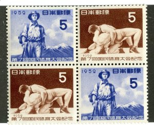 1952 Japan  Sc # 567/68a mnh** cv. $35 ( 395 Japan )