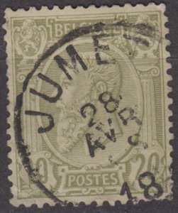 Belgium Scott #56 1886 Used