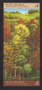 United Nations Vienna  #80-81  MNH  1988  survival of the forests pair