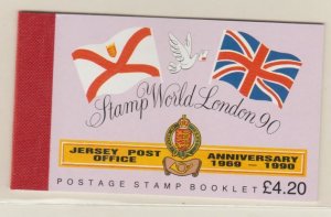 Jersey - Great Britain Scott #480-487-491 Stamps - Mint NH Booklet