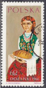 Poland 1428 Lady With Bread 60GR 1966