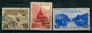 Norway 181 - 183 used singles