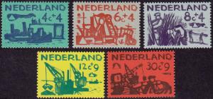 Netherlands - 1959 - Scott #B331-35 - MNH