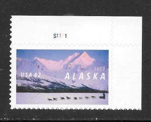 #4374 MNH Plate # Single