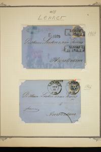 Germany Prussia Lot of 13 1860's Postal History Covers