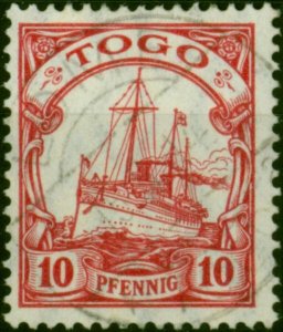 German Togo 1912 10pf Carmine SGG22 Fine Used