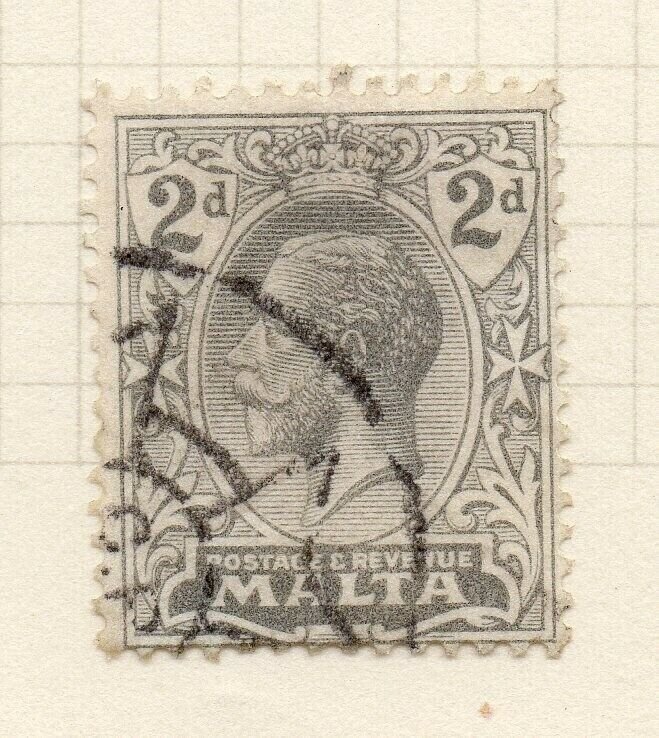 Malta 1921-22 Early Issue Fine Used 2d. 321550