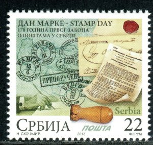 0578 SERBIA 2013 - Stamp Day - MNH Set