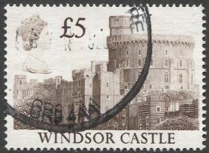 GREAT BRITAIN  QEII Machin £5 Windsor Castle Used VF