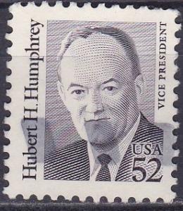 1986-94 Great Americans 52c Humphrey Used SC2189