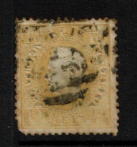 Portugal SC# 35, Used, Toned, Pulled Corner Perf - Lot 073017