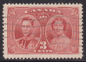 Canada 237 Used - King George VI & Queen Elizabeth 1937