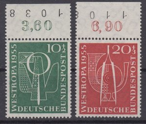 Germany 1955 Sc#B342-343 Mi#217-218 mnh (BU1818)