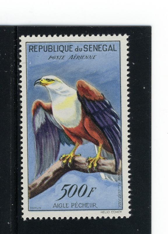 SENEGAL 1960-1963 FISH EAGLE. #C30  MNH