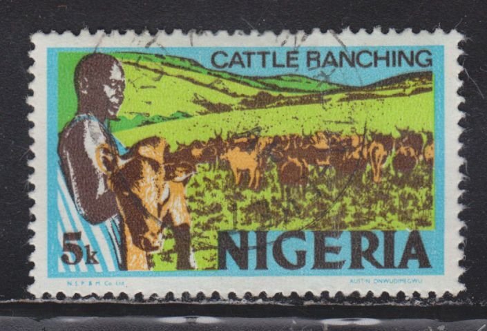 Nigeria 294 Cattle Ranching 1974 - Error