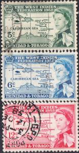 Trinidad & Tobago #86-88 Used