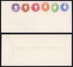 ESCP879 KGVI 3 values and 3 QEII Values Envelope Stamped to Order