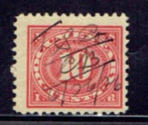 #R234 10 CENT DOCUMENTARY REVENUE STAMP F-VF USED d