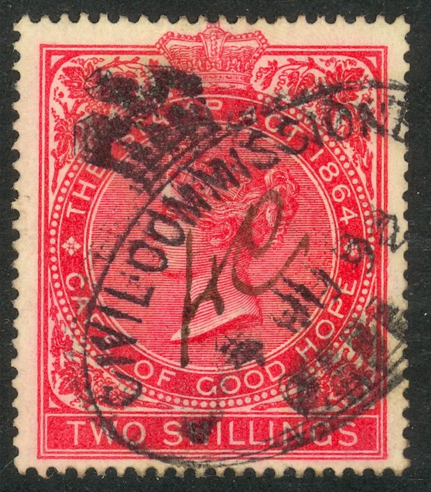 CAPE OF GOOD HOPE 1885 2sh QV General Revenue BFT.116 Used