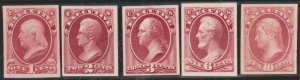 United States #O10P4-O14P4 Unused Single (Complete Set)