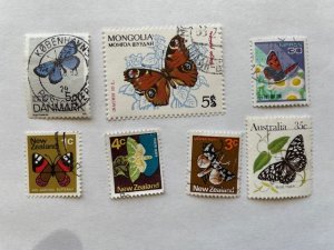 Small Collection of 25 “WW Butterflies” – Used & CTO