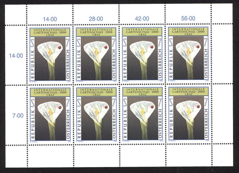 Austria 2000  Scott #1809 sheet MNH