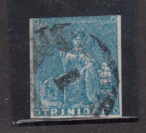 Trinidad #12 Used Fine Artfully Repaired UL Corner **With Certificate**