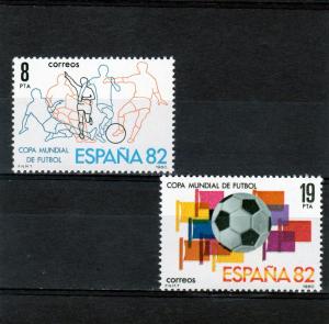 Spain 1980 World Soccer Cup 82 Set (2)MNH Sc#2211/12